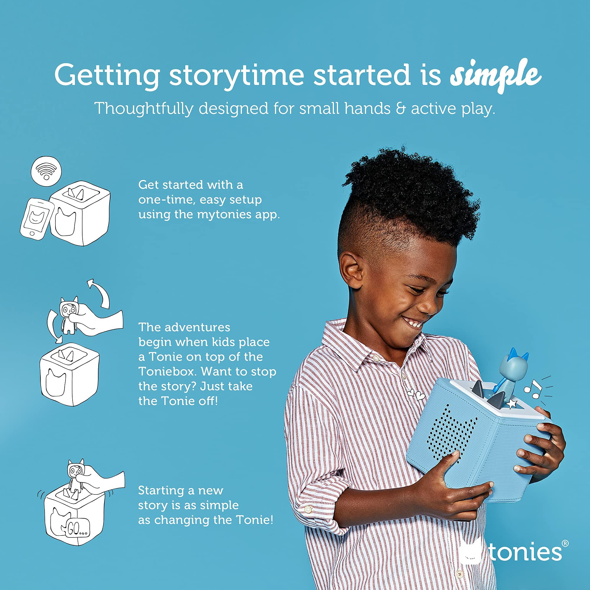 Tonies Toniebox Audio Player Starter Set with Playtime Puppy - Listen, Learn, and Play with One H... | Amazon (US)