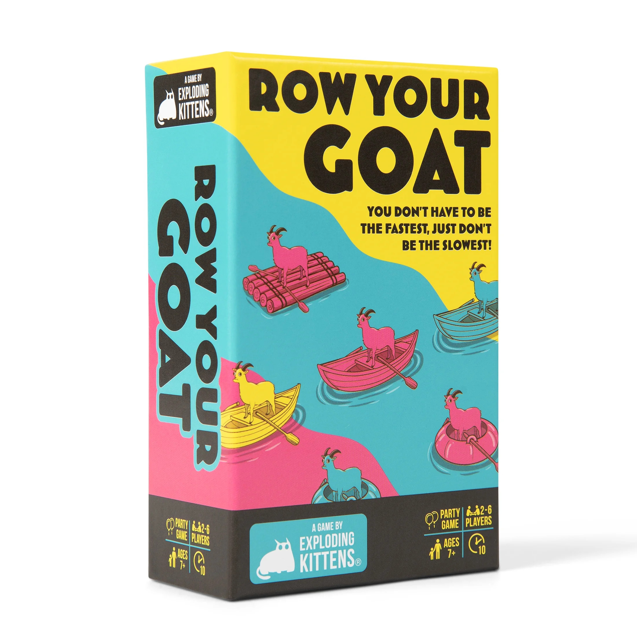 Exploding Kittens Presents: Row Your Goat - a Rapid Fire Tic Tac Toe Event- 2-6 Players - Ages 7+... | Walmart (US)