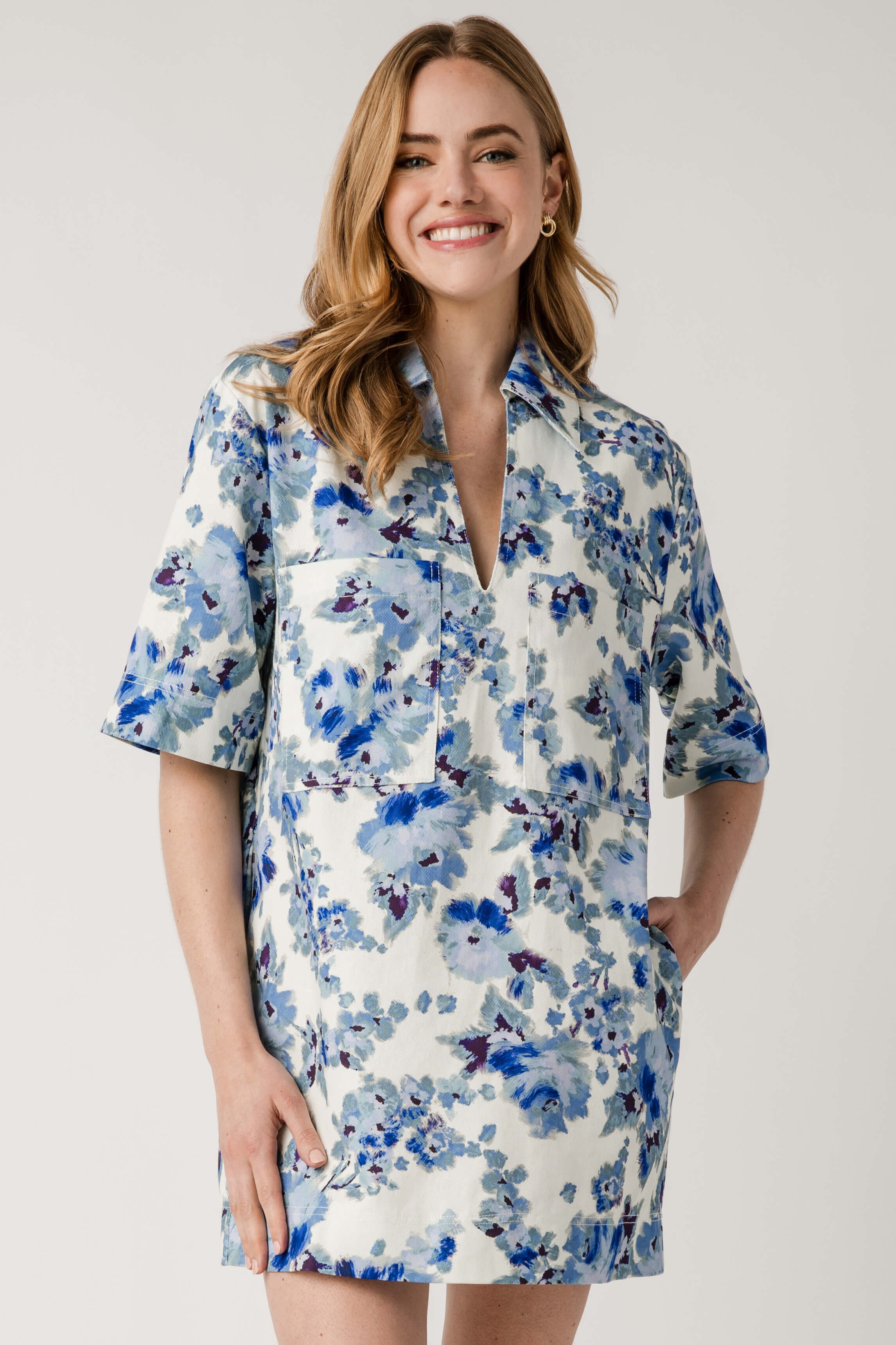 Olivaceous Floral Dress | Social Threads