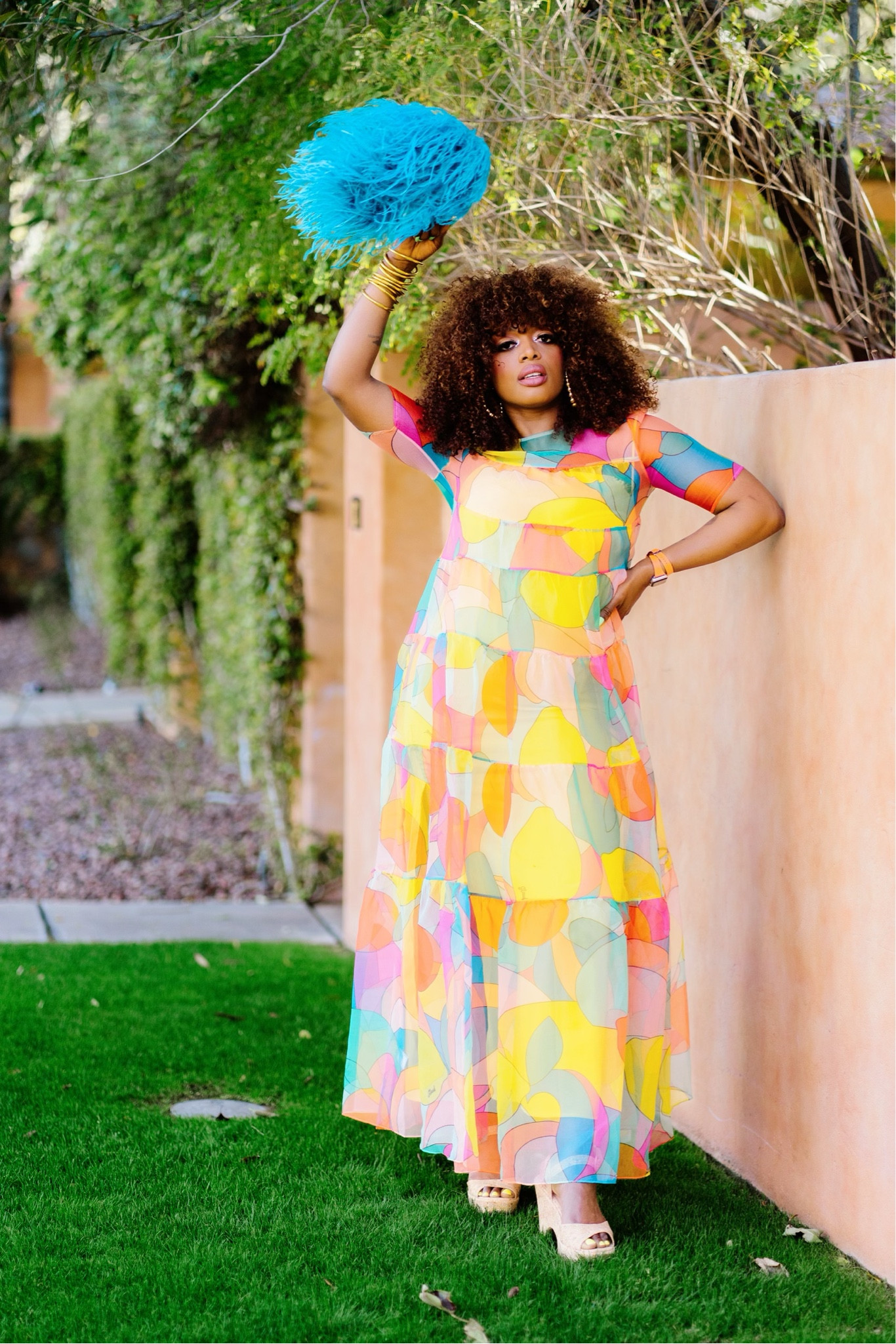 Wedding Guest
Vacation dress & every occasion dress! This chic Hyacinth Crepe Organza Tiered Maxi Dress is giving all the romantic vibes for your next date. Colors might seem a bit intimidating but when in doubt a great way to help this dress shine is by adding nude or solid pastel colored accessories. Also I am ✨obsessed✨ with the feather satin bag 🤩  

#LTKtravel #LTKstyletip