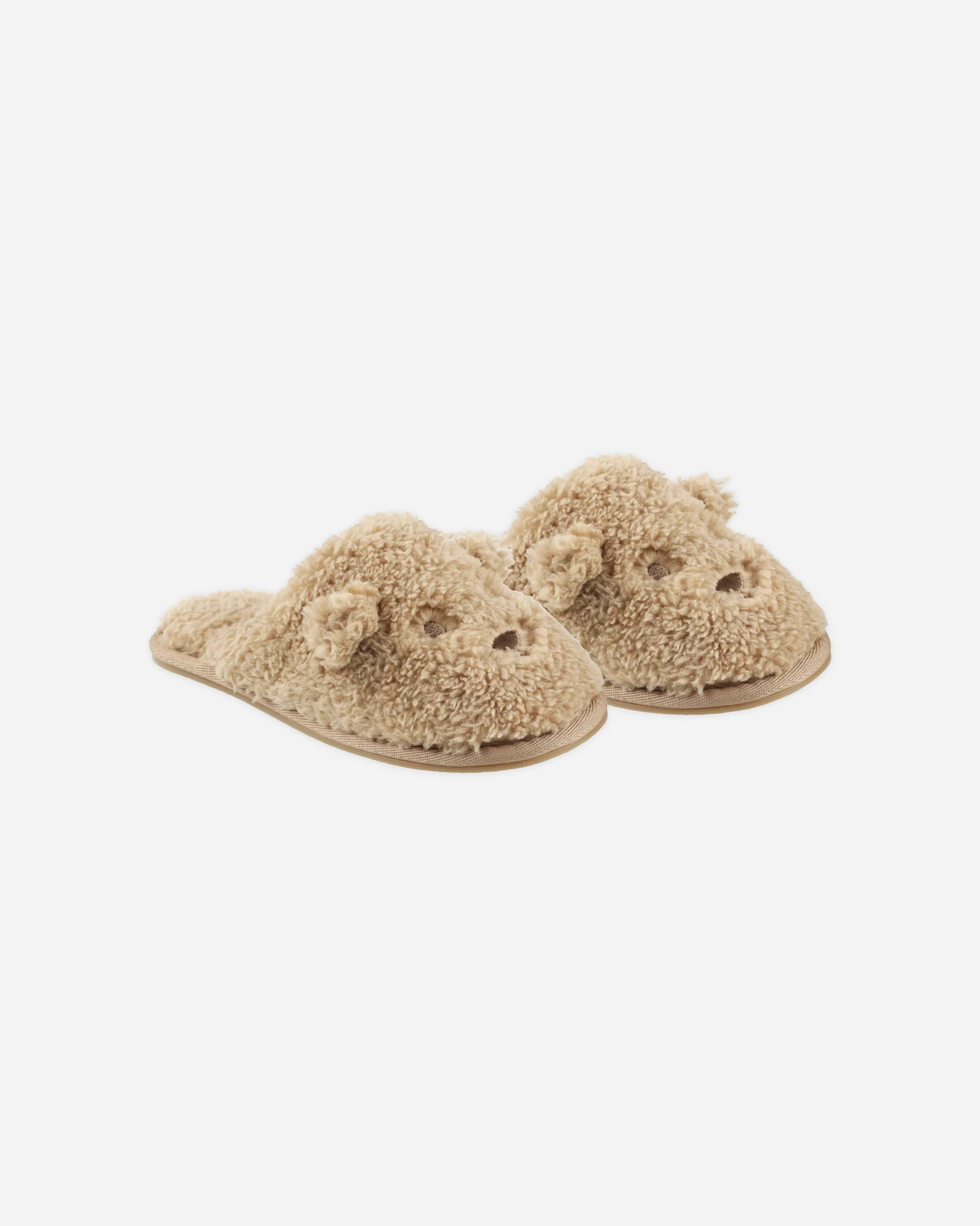 Bear Slippers || Gold | Rylee + Cru