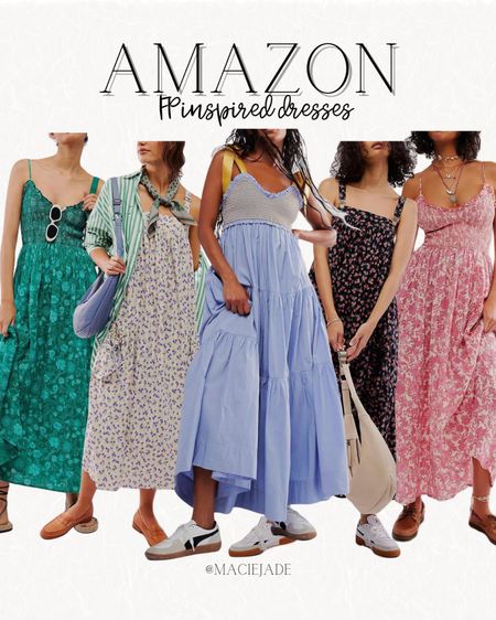 amazon free people inspired maxi dresses! So cute for summer 

#LTKStyleTip #LTKFindsUnder50 #LTKSeasonal