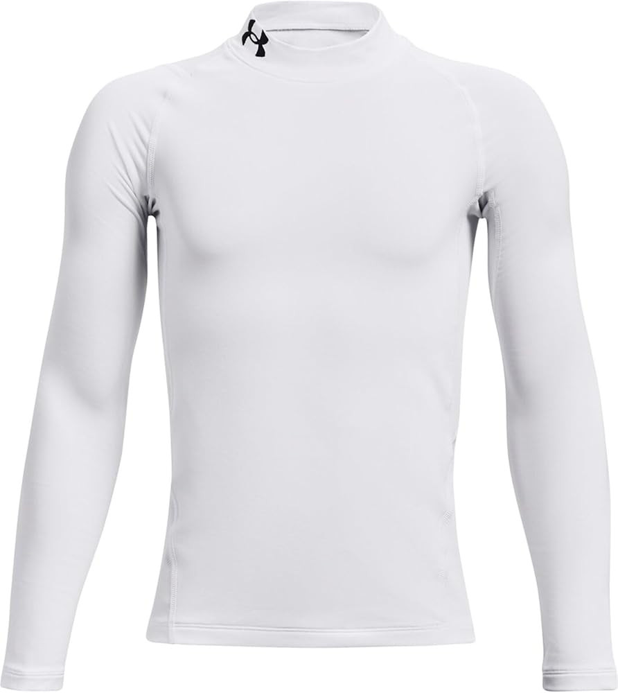 Under Armour Boys ColdGear Armour Mock Long Sleeve T-Shirt | Amazon (US)