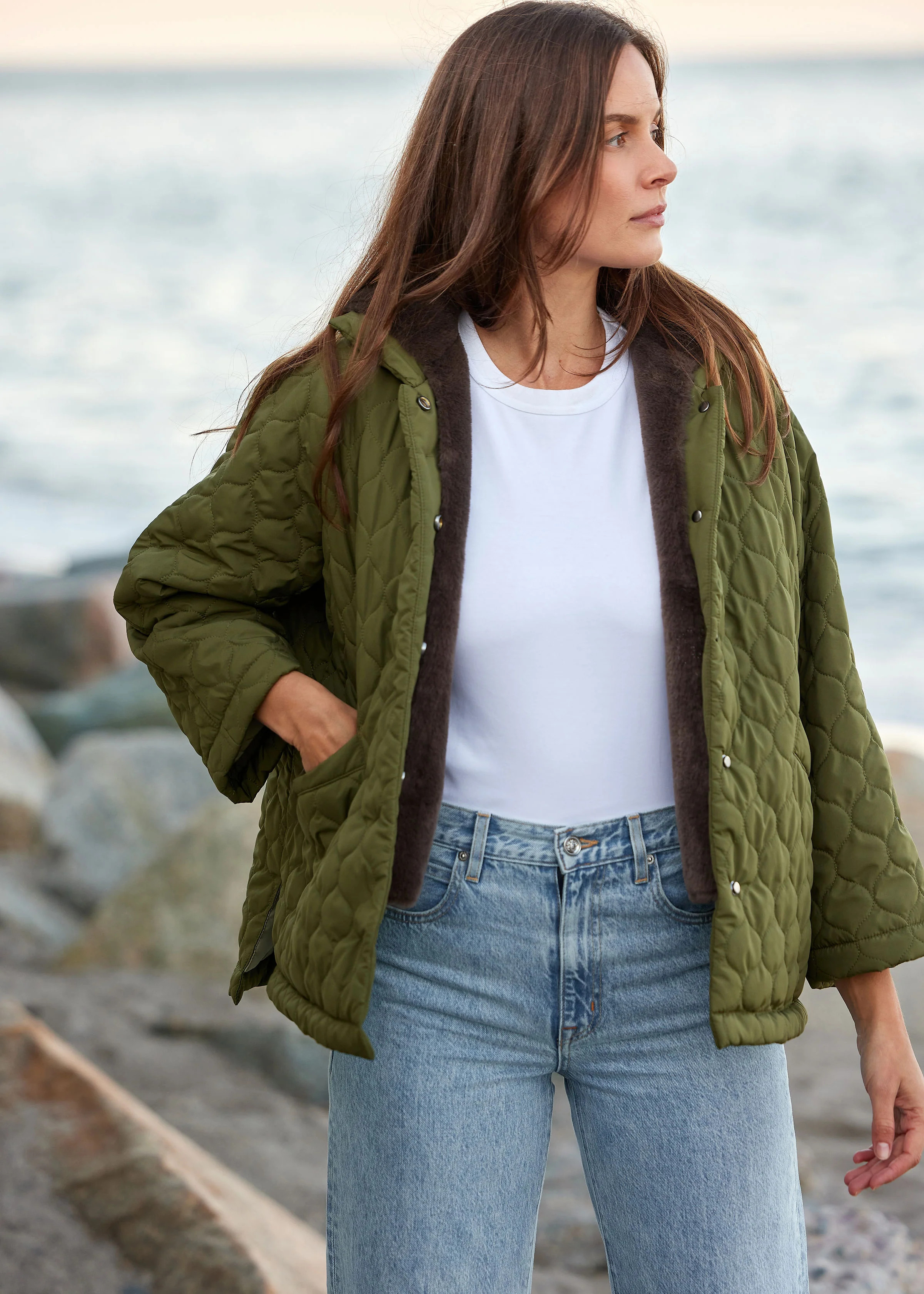 The Quilted Car Coat | Alice Walk