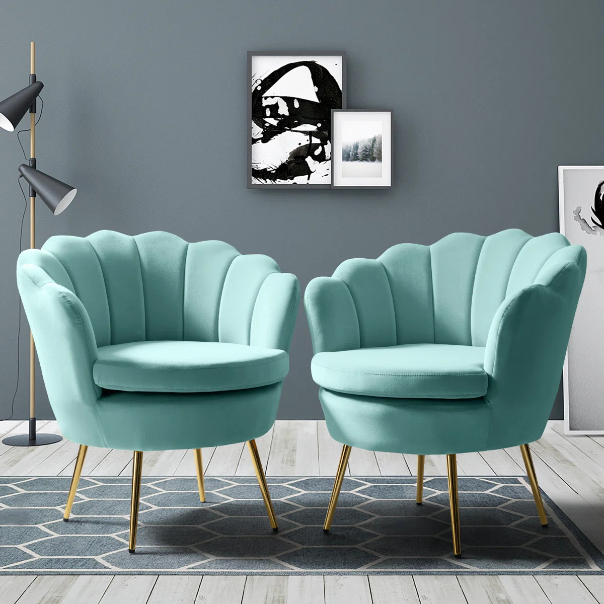 Etta Avenue™ Hendrix 30'' Wide Velvet Barrel Chair & Reviews | Wayfair | Wayfair North America