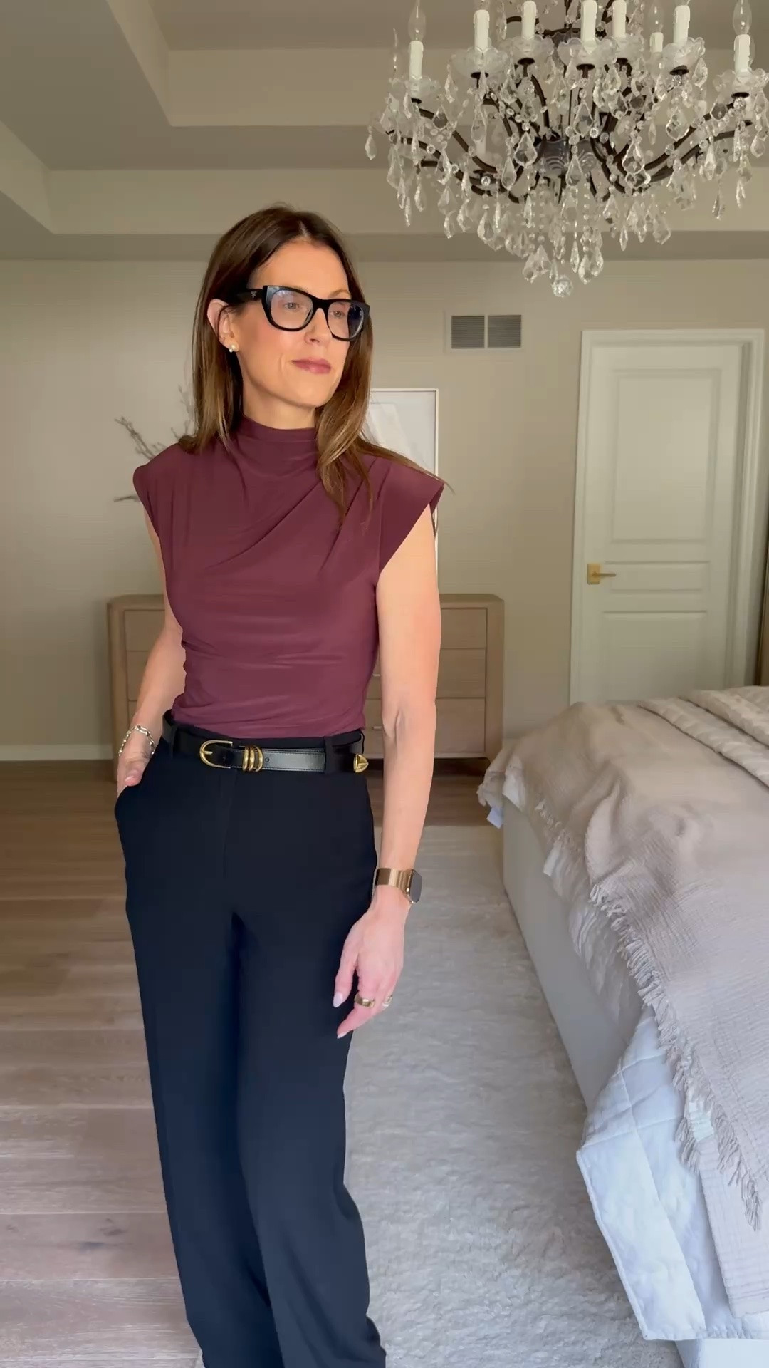 This is the perfect work top. The cap sleeve, the draping and the color make it a chic wardrobe staple. @Aritzia

#LTKootd #LTKgrwm #LTKWorkwear