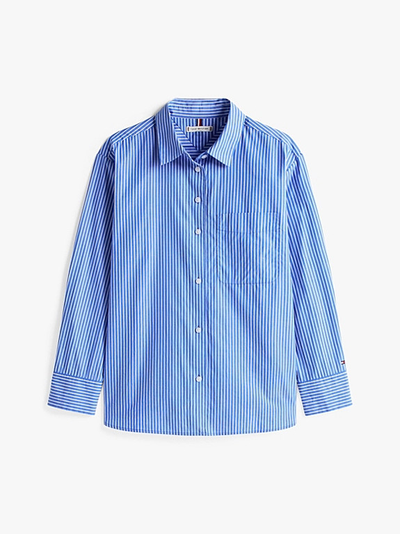 Oversized Fit Stripe Shirt | Tommy Hilfiger UK