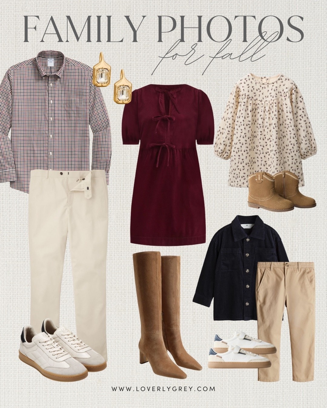 This burgundy mini dress is so cute for the fall season! I love it styled with these faux suede boots! I love the burgundy & navy together in these pieces for fall family photos!

Loverly Grey, fall family photos, fall outfits, burgundy dress, Loft, men’s outfit, kids outfits, faux suede boots, family pictures 

#LTKStyleTip #LTKSeasonal #LTKFamily