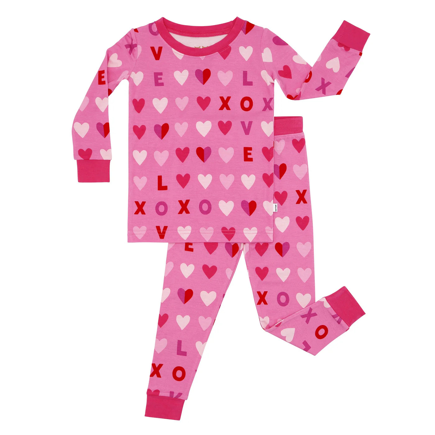 Pink XOXO Two-Piece Pajama Set | Little Sleepies