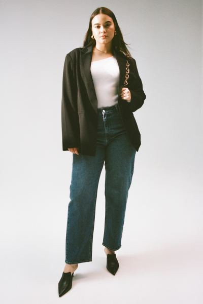 Tapered-waist Twill Blazer | H&M (US + CA)