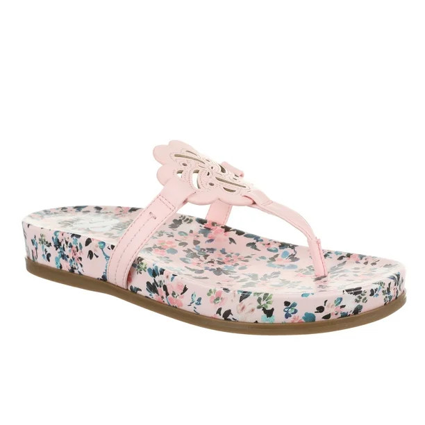 Sam & Libby Women's Alexandra Thong Sandal - Walmart.com | Walmart (US)