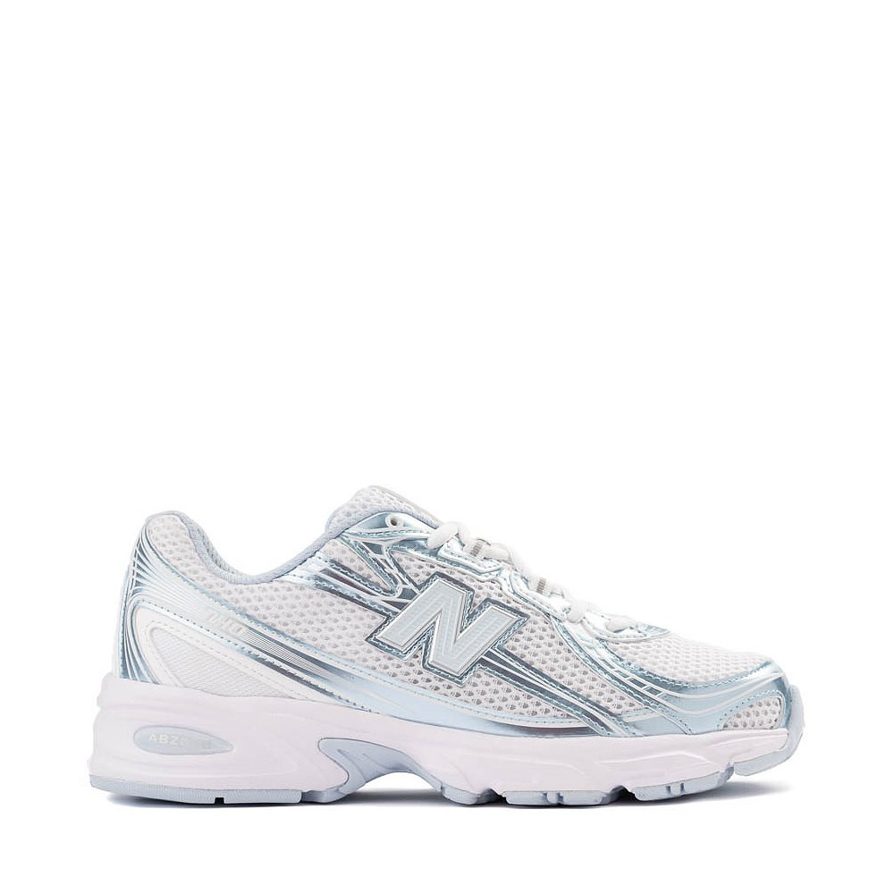 New Balance 740 Athletic Shoe - White / Light Blue Metallic | Journeys