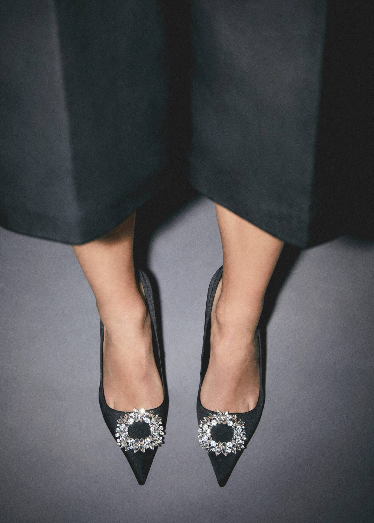 Jewel-heel shoes -  Women | Mango United Kingdom | MANGO (UK)