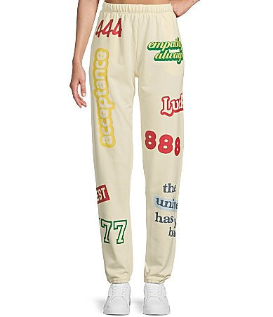The Mayfair Group Affirmations Coordinating Fleece Sweatpants - XXL | Dillard's