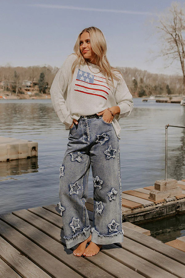 Star Of The Show High Waist Wide Leg Jean | Impressions Online Boutique