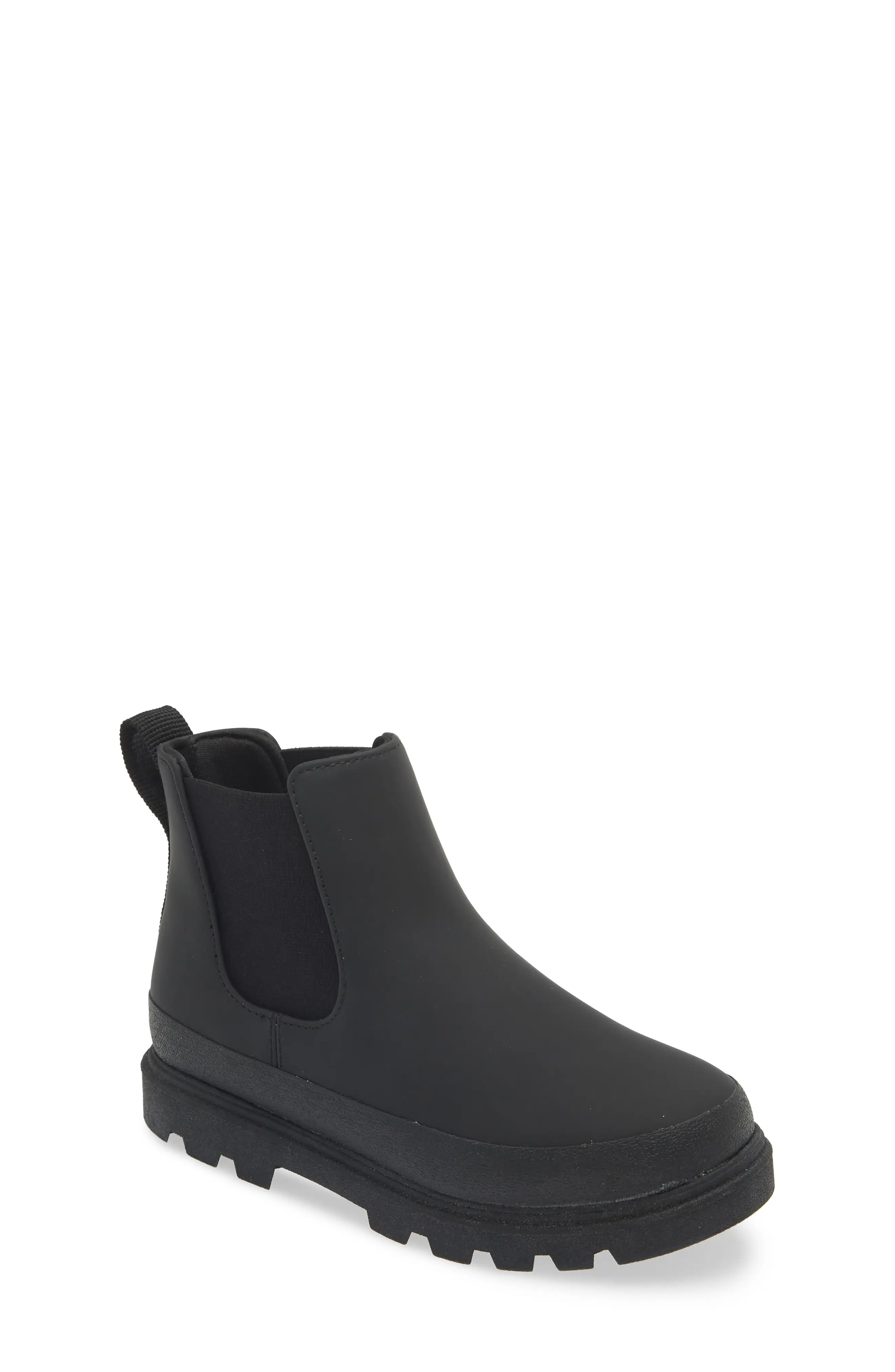 Native Shoes Kids' Kensington Water Resistant Chelsea Boot in Blue/Black/Orange at Nordstrom, Size 6 M | Nordstrom