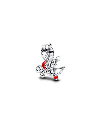 Sterling Silver Disney Mickey Mouse Cupid Charms | Macy's