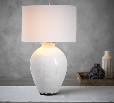 Jamie Young Bethany Ceramic Urn Table Lamp | Pottery Barn (US)