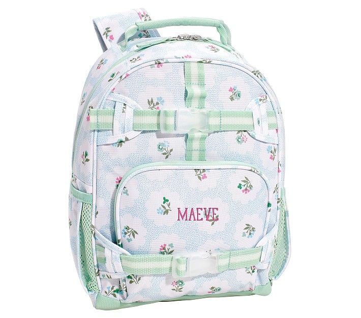 Mackenzie Green Floral Clover Backpacks | Pottery Barn Kids