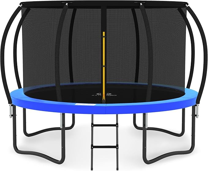 JUMPZYLLA Trampoline 8FT 10FT 12FT 14FT 15FT 16FT Trampoline with Enclosure - Recreational Trampo... | Amazon (US)