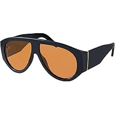 mosanana Retro Oversized Aviator Sunglasses for Women Men Chunky Stylish Style MS52474 | Amazon (US)