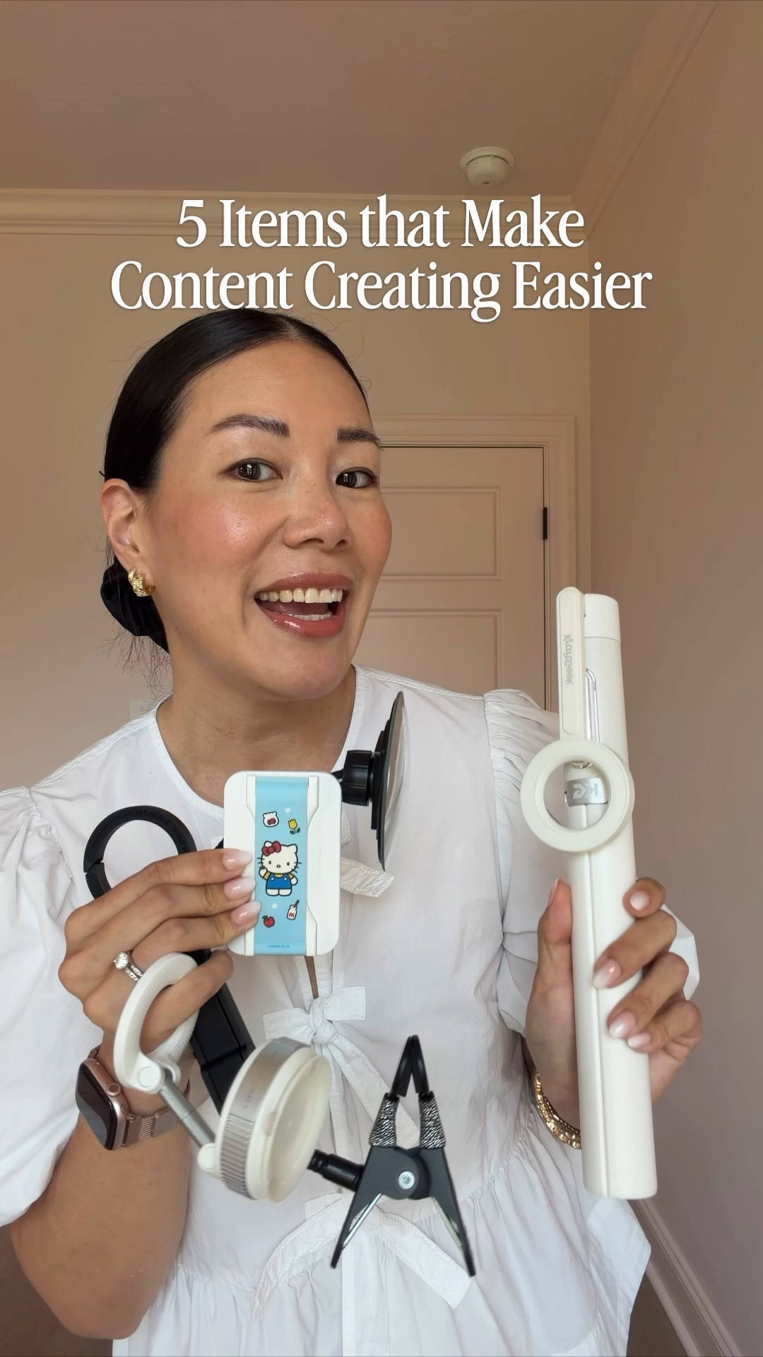If you’re starting out in your content, creation journey, I highly recommend just getting started: start filming your day, filming your favorites, filming all the things that make you, you. The easier it is for me to film, the more likely it is that I will create something. Here are five items that make creating content so much easier. 

#contentcreator #ugccreator #tripod #top5 #millennialmom

#LTKdayinmylife #LTKgrwm