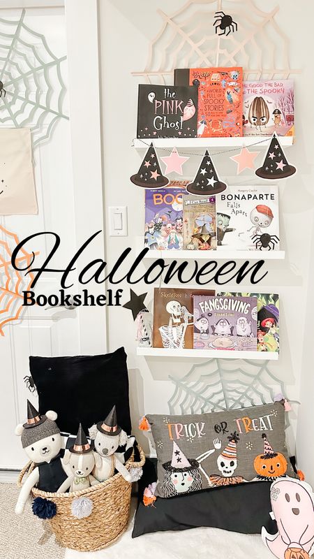 Halloween book shelf 

#LTKparties #LTKHalloween #LTKHolidaySale