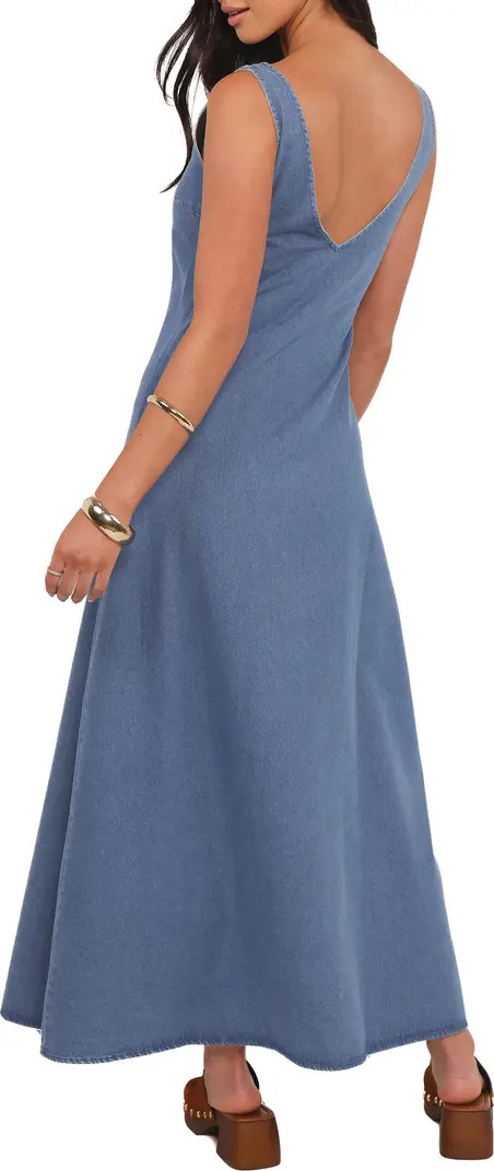 Odelia Cotton Denim Maxi Dress | Nordstrom