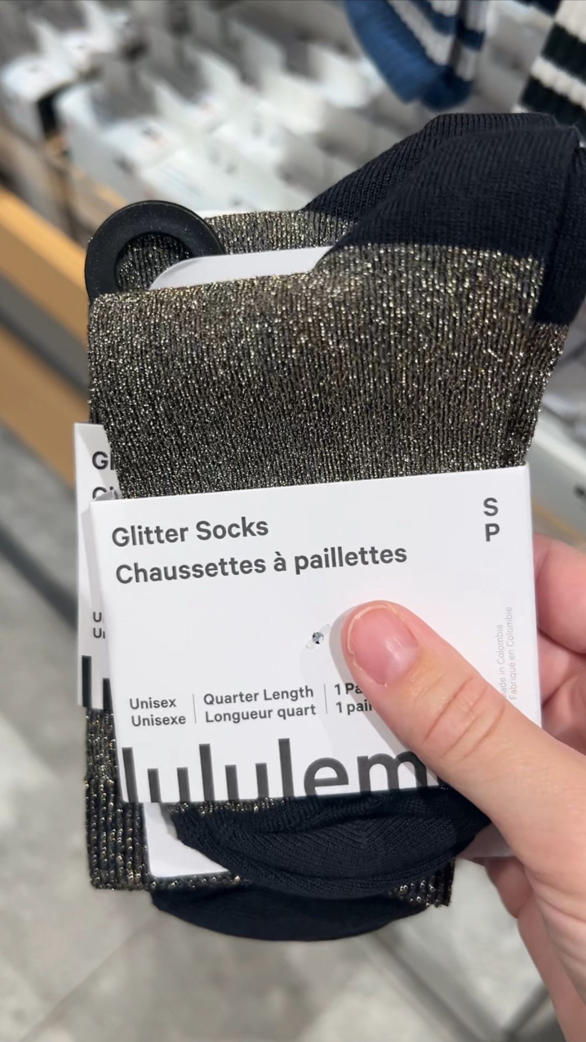 Sparkle socks 

#LTKHoliday #LTKGiftGuide #LTKStyleTip