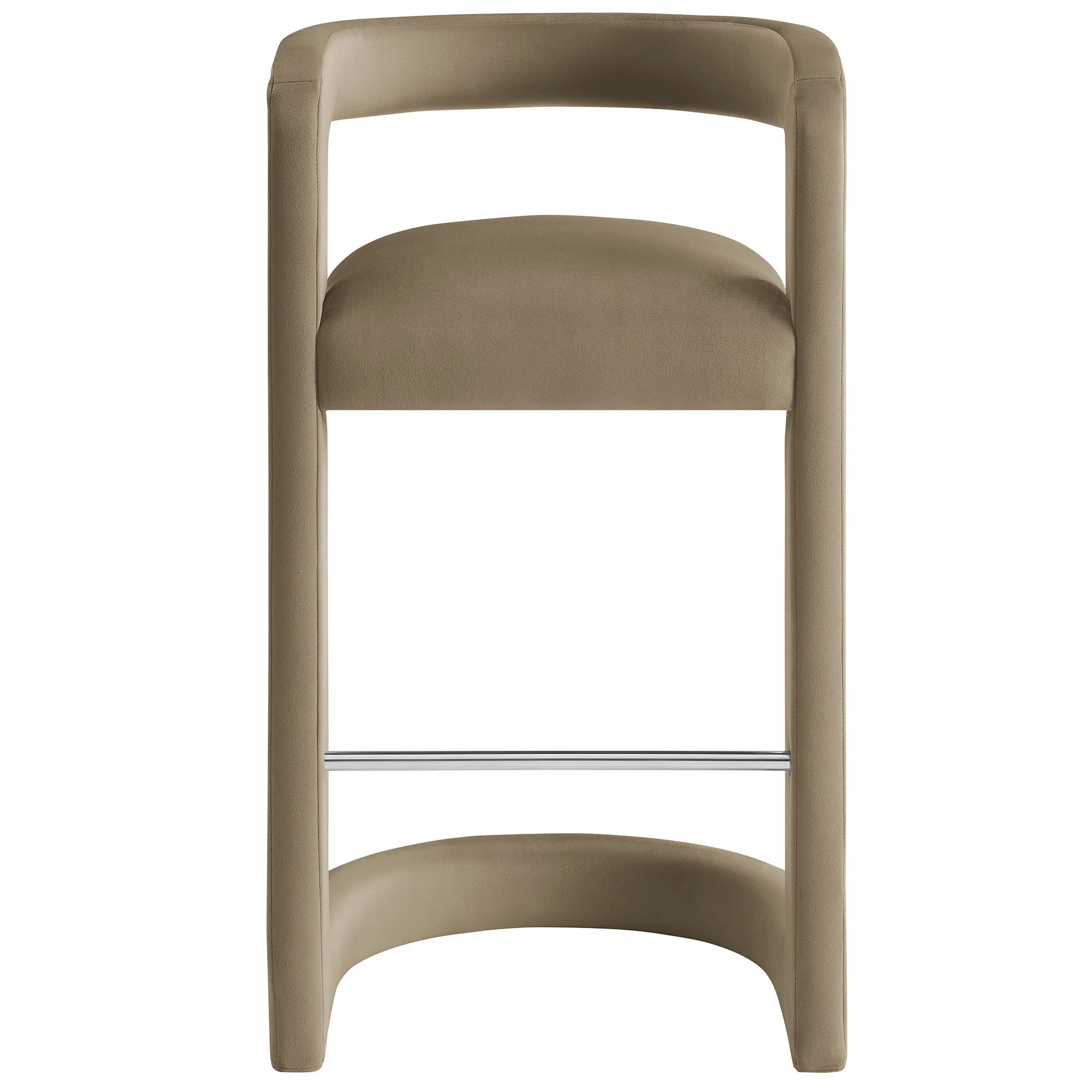 Winslow Performance Velvet Stool | Wayfair North America