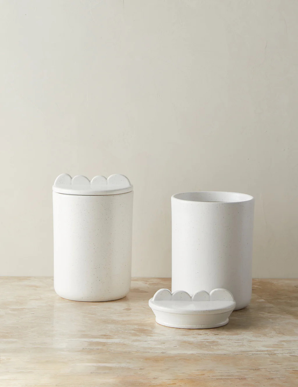 Shapeshifter Ceramic Canister (Set of 2) by Sarah Sherman Samuel | Lulu and Georgia 