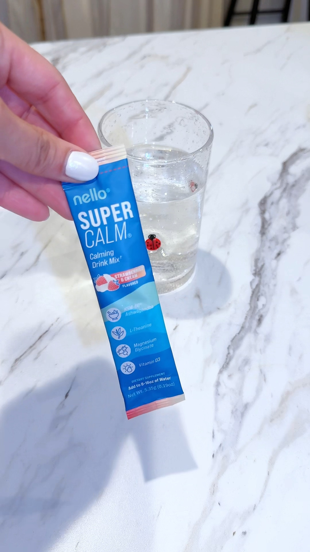 After the chaos of a long shift, comes the calm of the night with @Drink Nello! 💤🩵🍓

#LTKHome