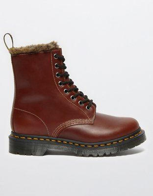 Dr. Martens Women's 1460 Serena Lined Boot | American Eagle Outfitters (US & CA)