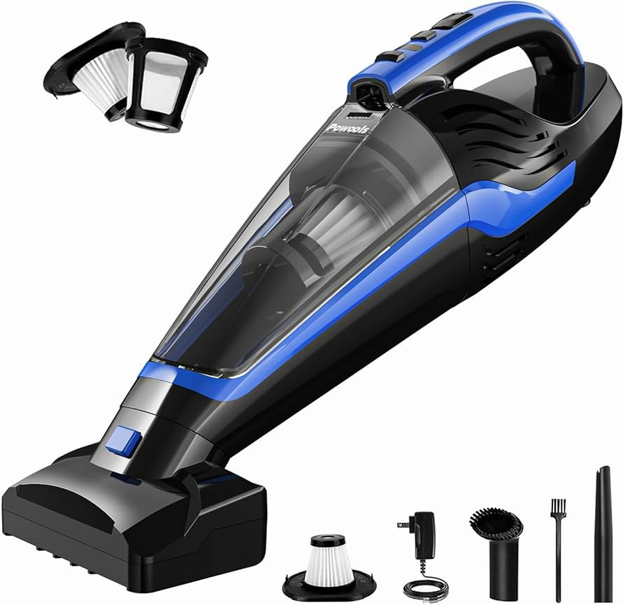 Pet Hair Handheld Vacuum - Car Vacuum Cordless Rechargeable, Well-Equipped Hand Vacuum for Carpet... | Amazon (US)