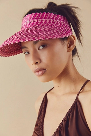 Island Hopper Speckled Straw Visor | Free People (Global - UK&FR Excluded)