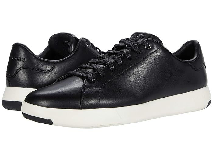 Cole Haan GrandPro Tennis Sneaker (Black/Black/White) Men's Shoes | Zappos