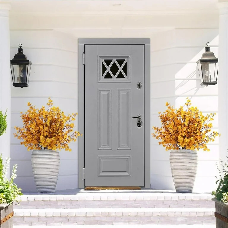 HmNPlay Pink Artificial Flowers Realistic Cherry Blossom Baby's Breath Stems Fake Floral Arrangem... | Walmart (US)