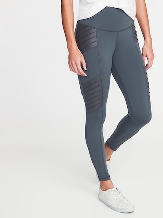High-Waisted Moto 7/8-Length Street Leggings For Women | Old Navy (US)