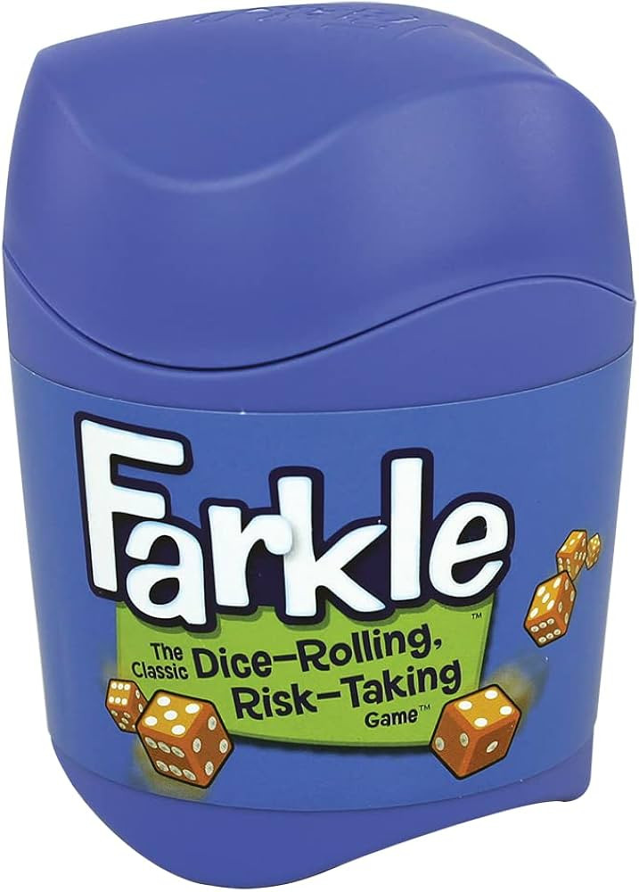 PlayMonster Farkle Classic Dice Game - Family Game Night - Easy to Travel - Ages 8+ | Amazon (US)