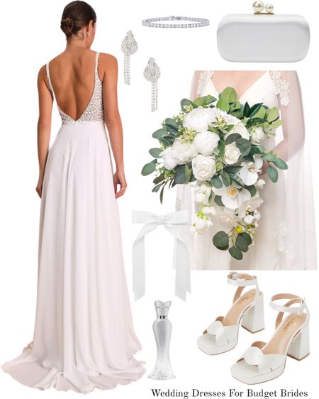 Affordable wedding day outfit for the bride to be. 

#springwedding #summerwedding #whitedress #weddingflowers #fauxwhiteflowers

#LTKstyletip #LTKSeasonal #LTKwedding