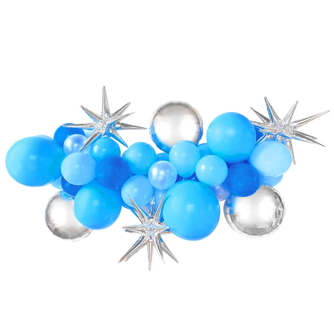 Packed Party 'True Blue' Jumbo Blue Balloon Garland Kit - Walmart.com | Walmart (US)