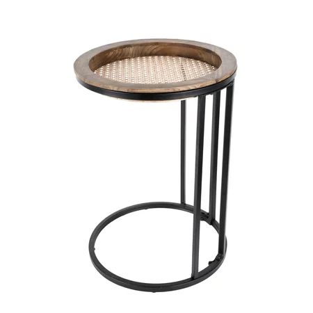 Better Homes & Gardens 21 inch Folding Wood and Iron Round Plant Stand | Walmart (US)
