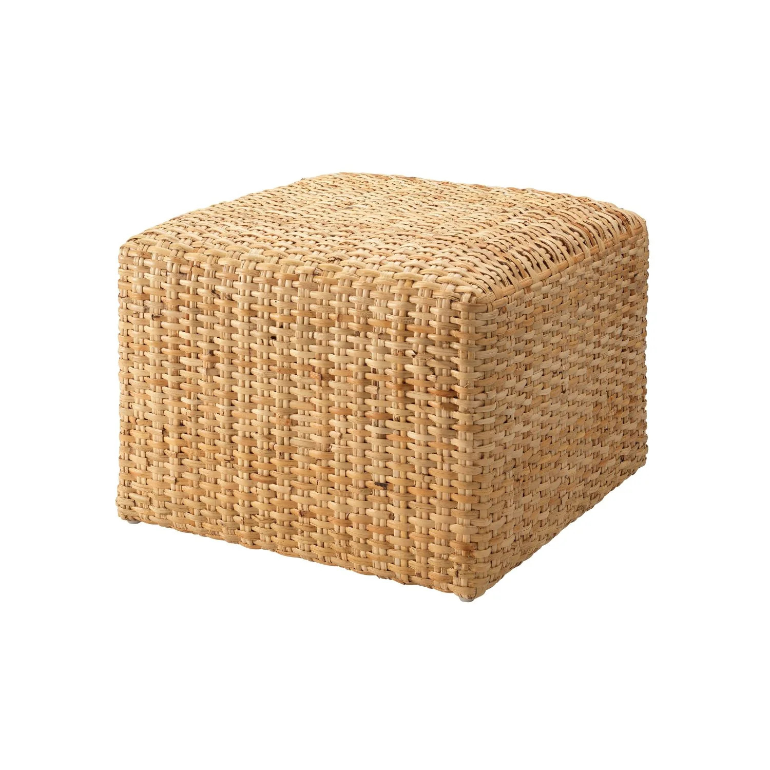 LG OTTOMAN NATURAL RATTAN | Gorgeous Living