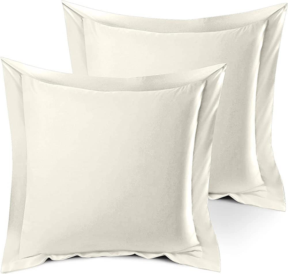 THREAD SPREAD 100% Cotton Pillow Shams with Envelope Closure 1000 Thread Count Sateen Weave 2 PCs... | Amazon (US)