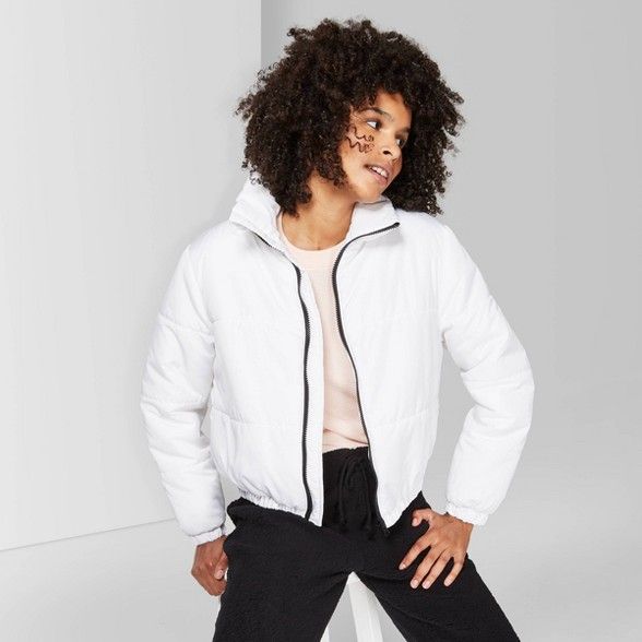 Women's Long Sleeve Zip-Up Puffer Jacket - Wild Fable™ | Target