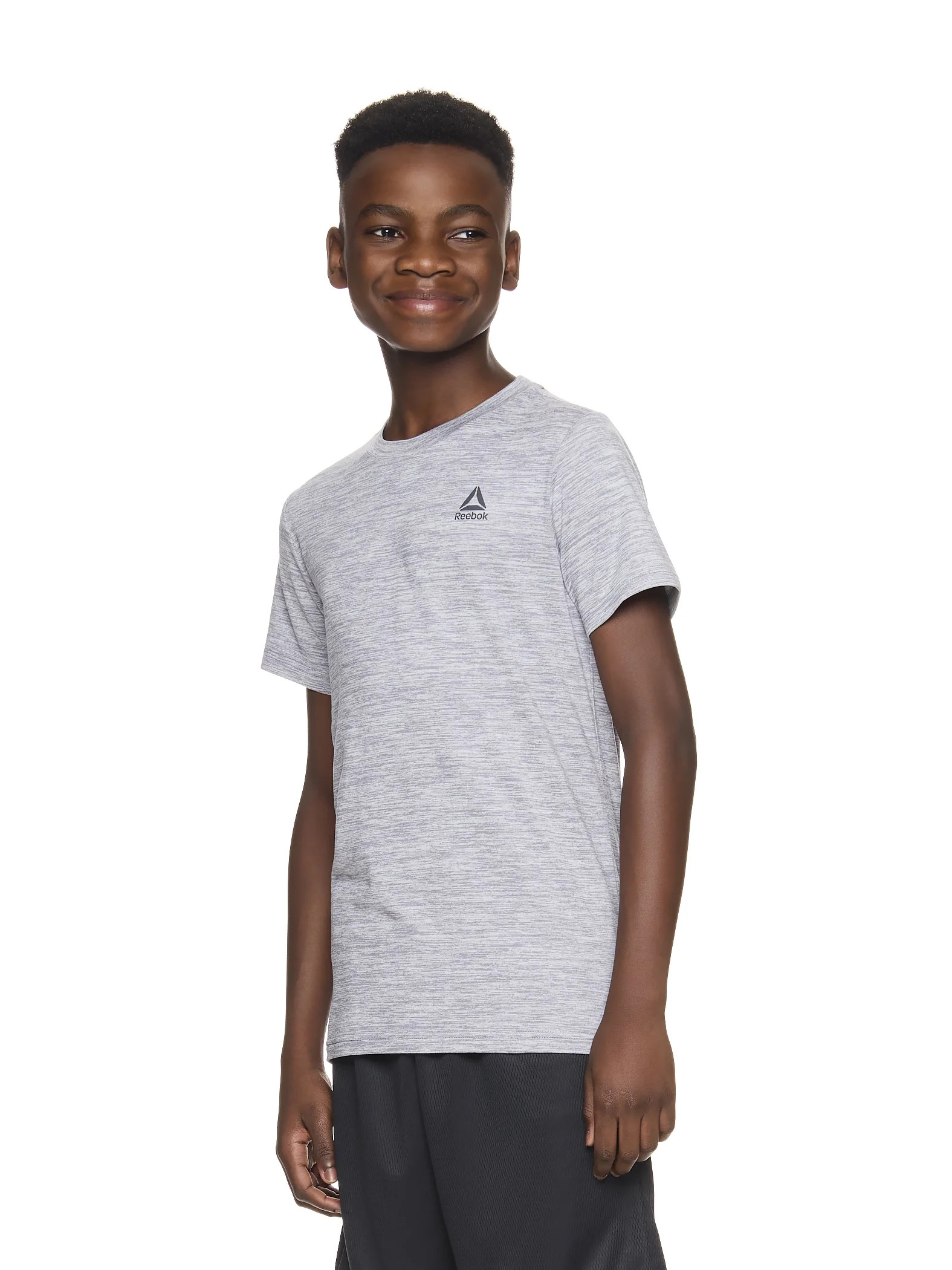 Reebok Boy's Delta Core Athletic Short Sleeve T-Shirt, Sizes 4-18 | Walmart (US)