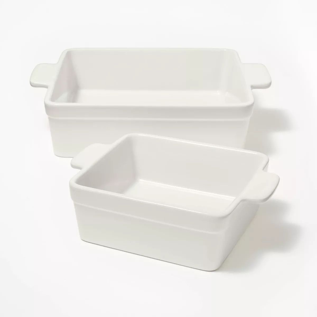 2pc Stoneware Square Baking Dish Set - Figmint™ | Target