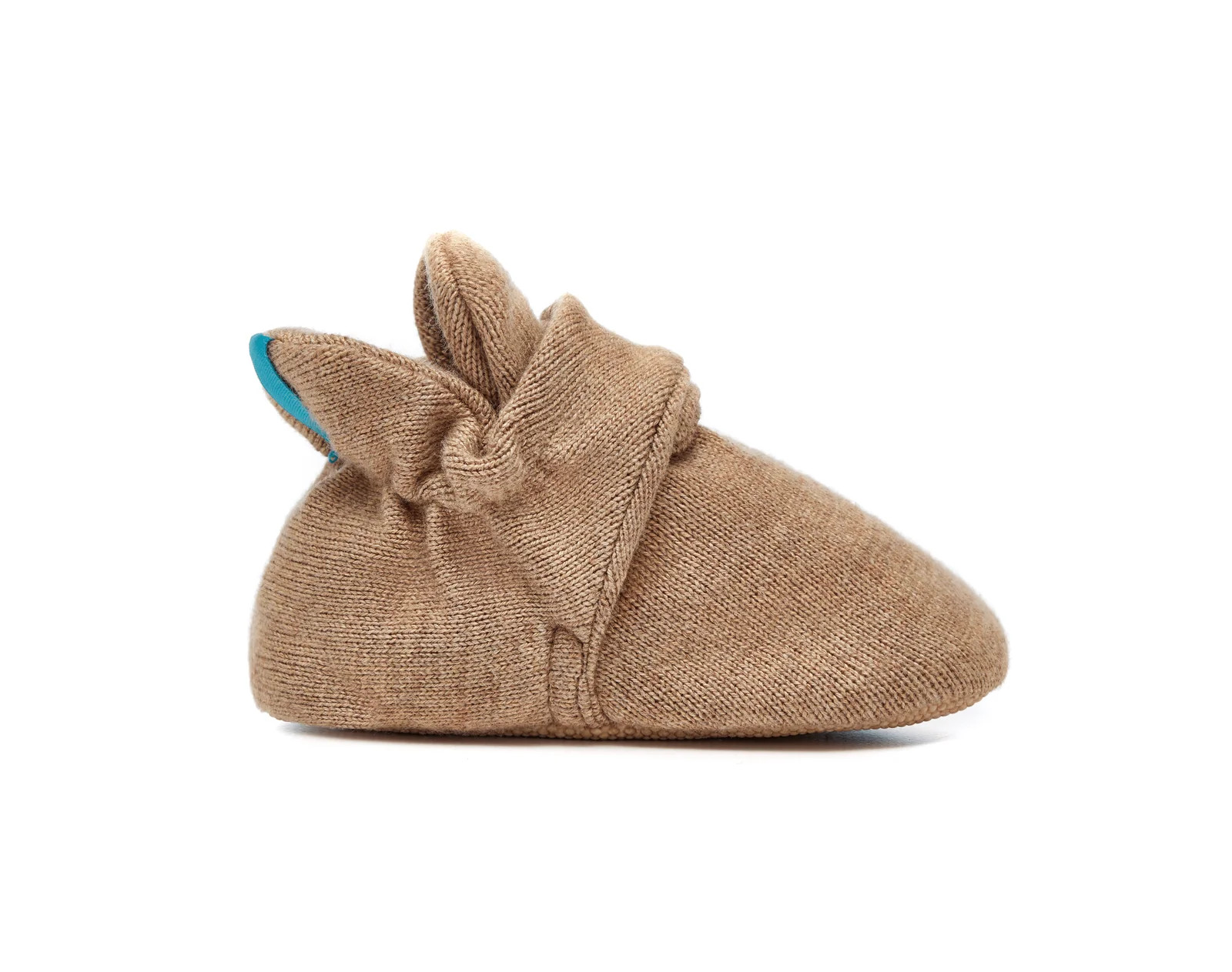 Knit Baby Booties - Sand Beige | Ten Little 