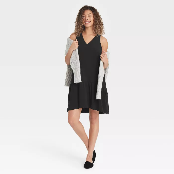 Women's Sleeveless Hem Knit Dress - A New Day™ | Target