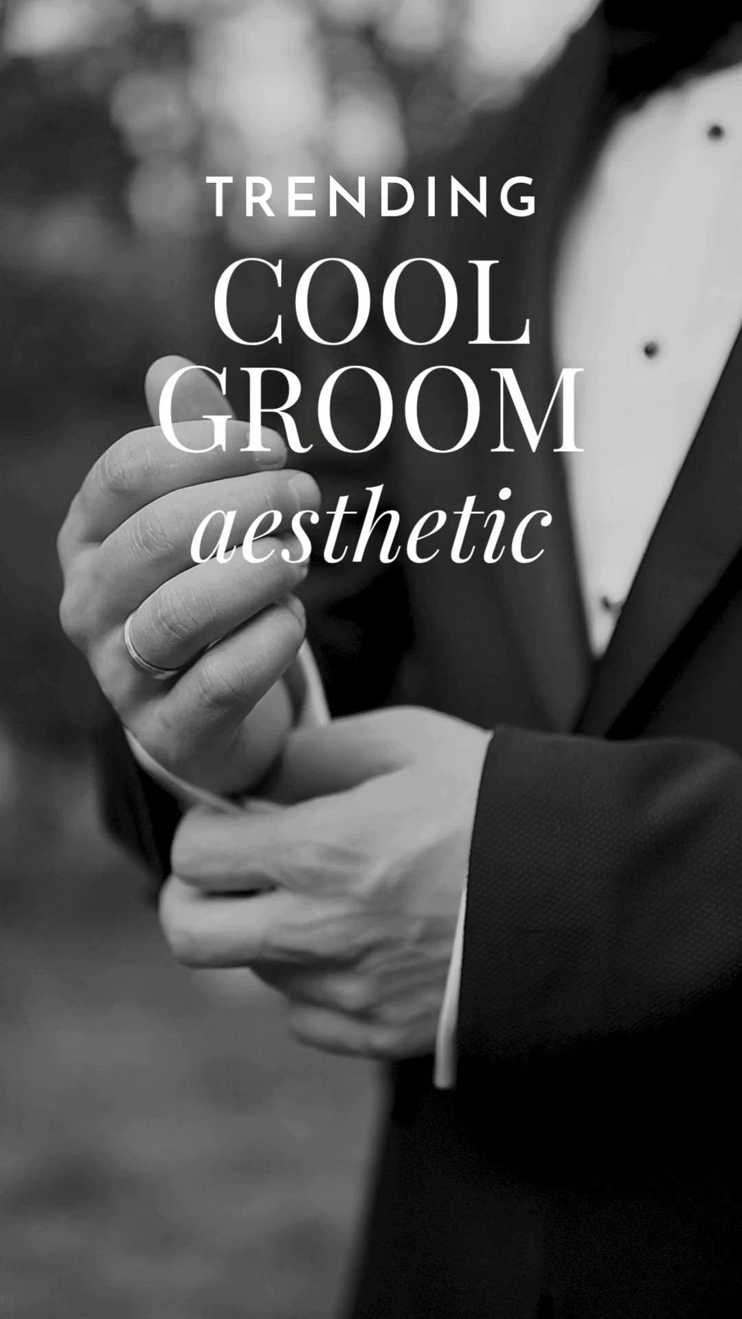 Introducing the cool groom aesthetic… and it’s about more than just the suit. We’re talking statement neckwear, brooches, bold textures, and sunglasses. Grooms are truly showing up with full main character energy 👏 